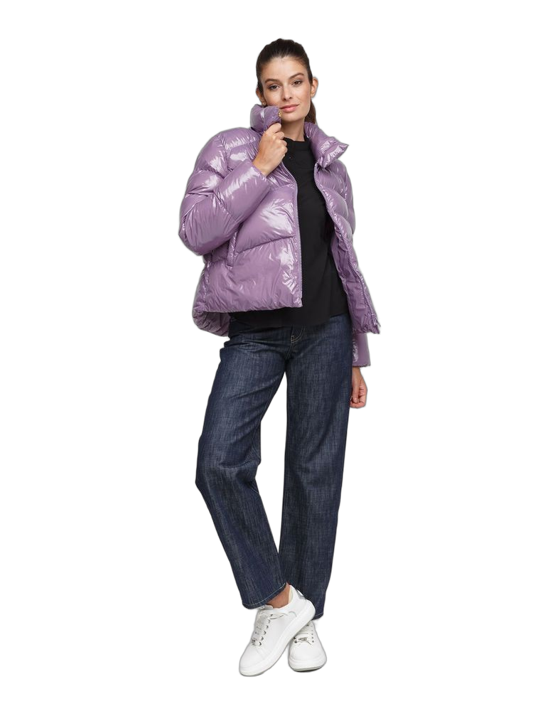Pinko 100% Polyamide down jacket in purple