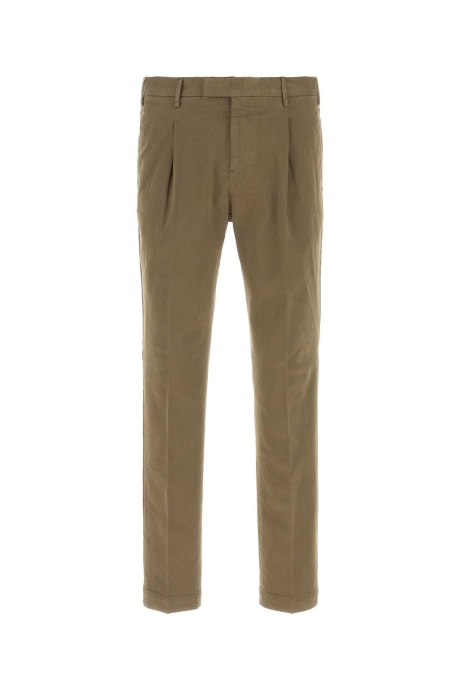 Cappuccino Stretch Cotton Pant Tortora Exterior: Elastane Pantaloni