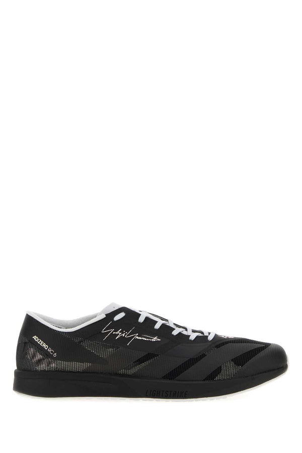 Y3 Yamamoto Adizero Exterior: 100% Fabric; Interior: 100% Fabric; Sole: Rubber sneakers in black