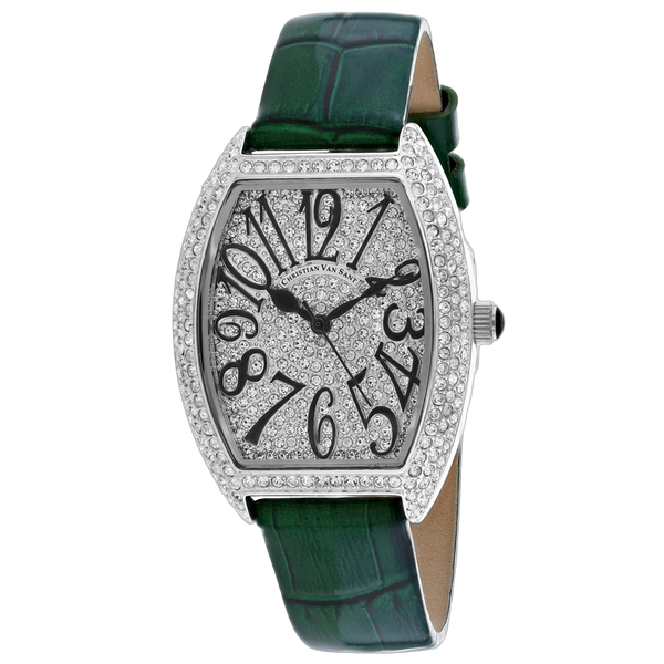 Christian Van Sant Stainless steel case watch in white