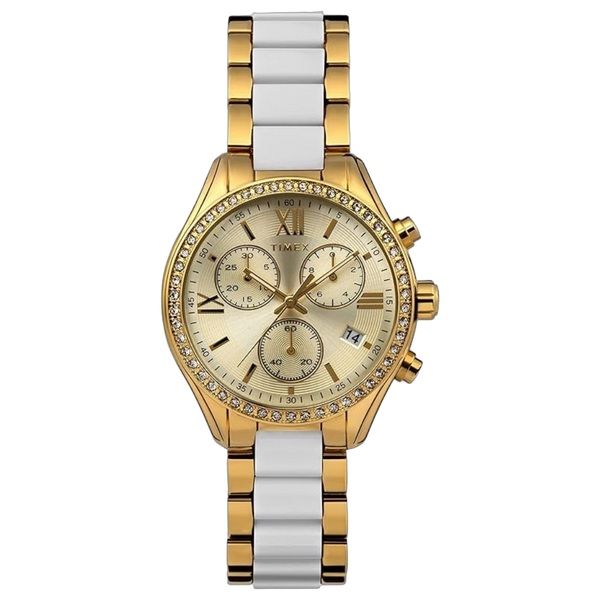 Timex Stainless Steel case watch in gold