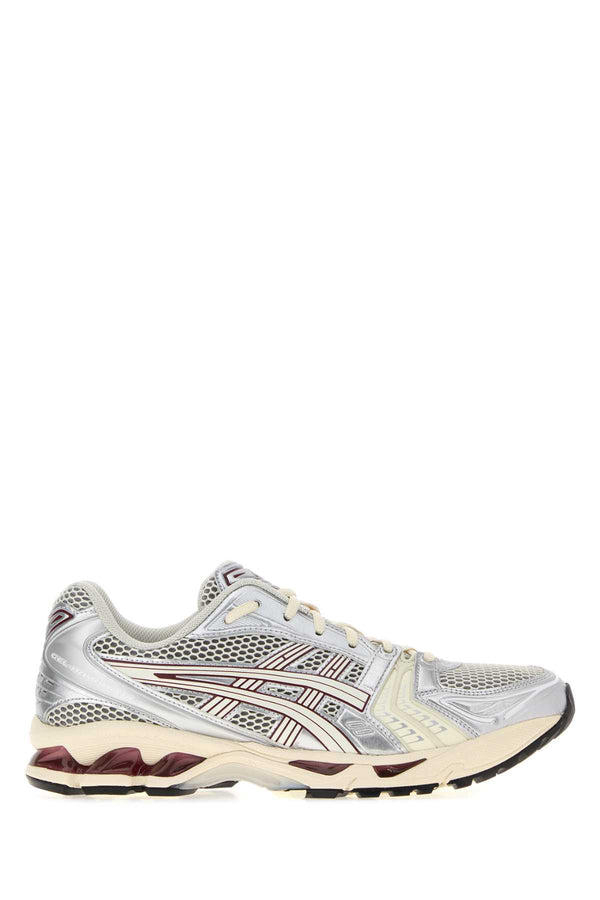 Multicolor Mesh And Rubber Gel-Kayano 14 Sneakers Ivorycream