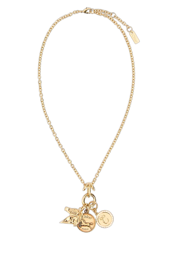 Chloé Metal Finishing necklace in gold