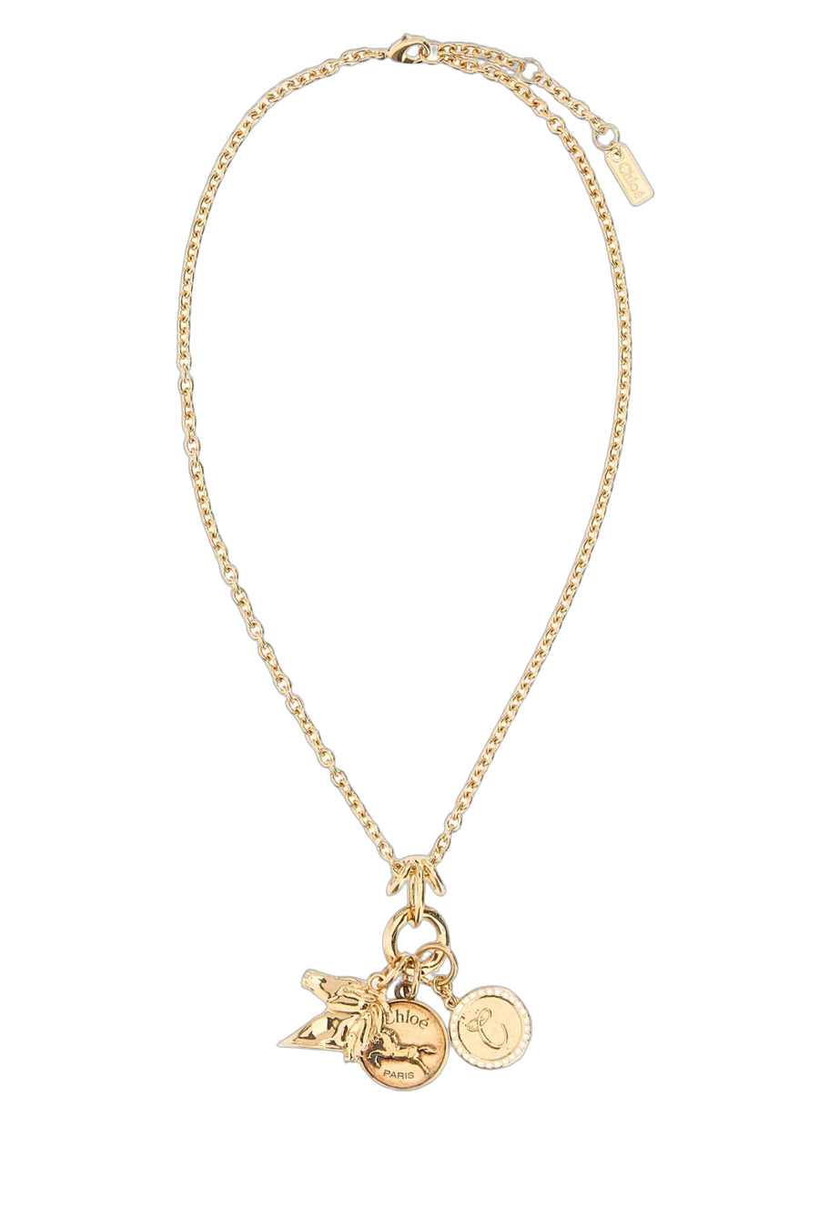 Chloé Metal Finishing necklace in gold