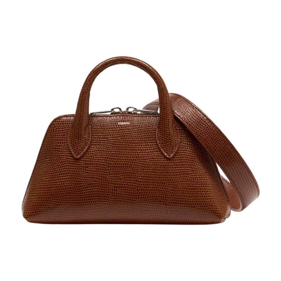 Coperni Exotic leather shoulder bag in brown