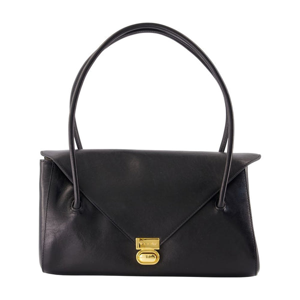 Marni calfskin shoulder bag in black