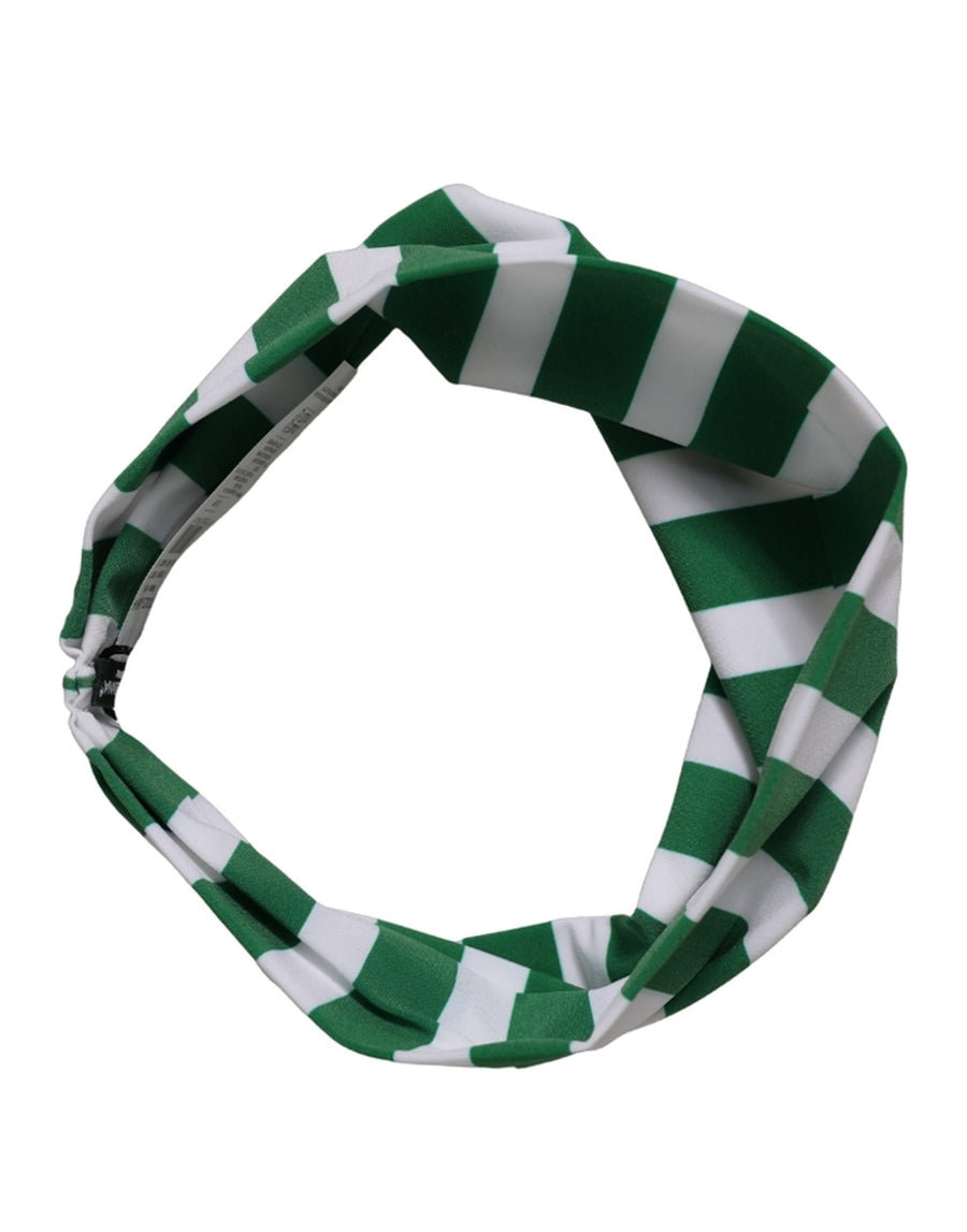 Dolce & Gabbana 93% Nylon headband in green