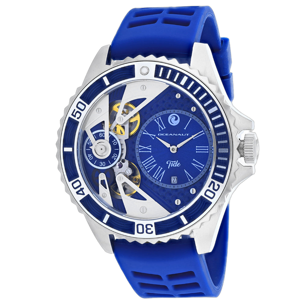 Oceanaut Stainless steel case watch in blue