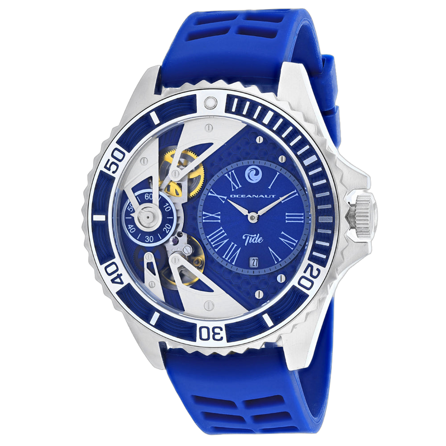 Oceanaut Stainless steel case watch in blue