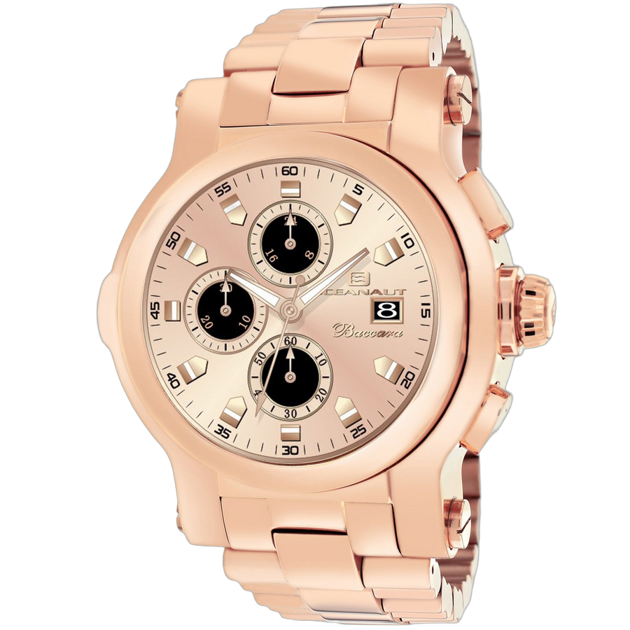 Oceanaut Stainless steel case watch in rose gold