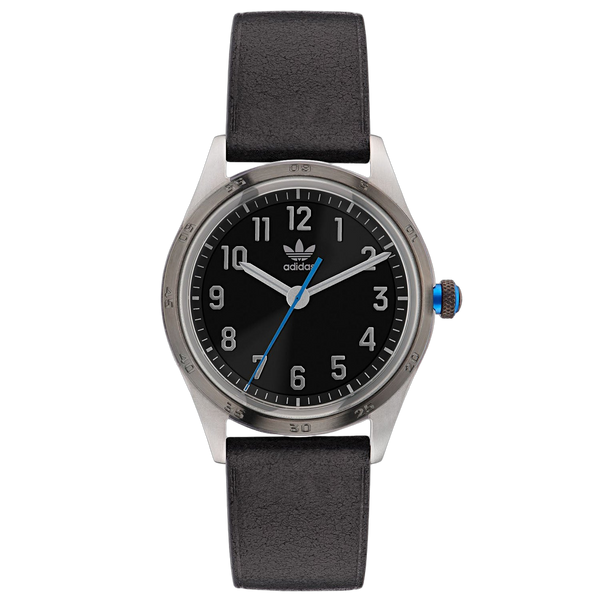 Adidas Stainless steel case watch in black