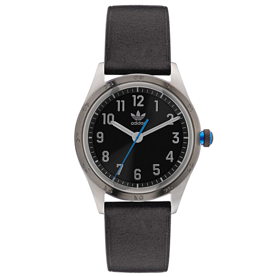 Adidas Stainless steel case watch in black