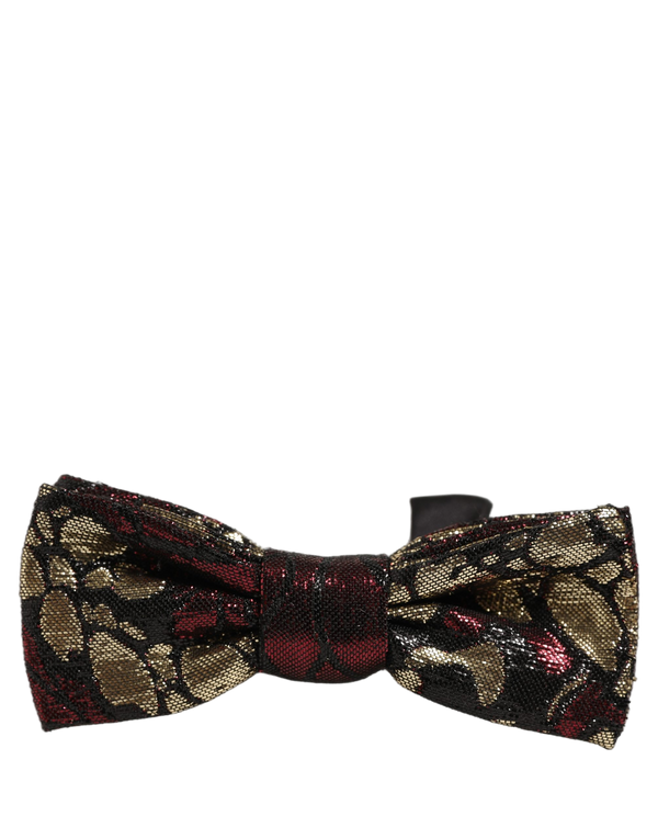 Dolce & Gabbana 100% Polyester bow tie in multicolor