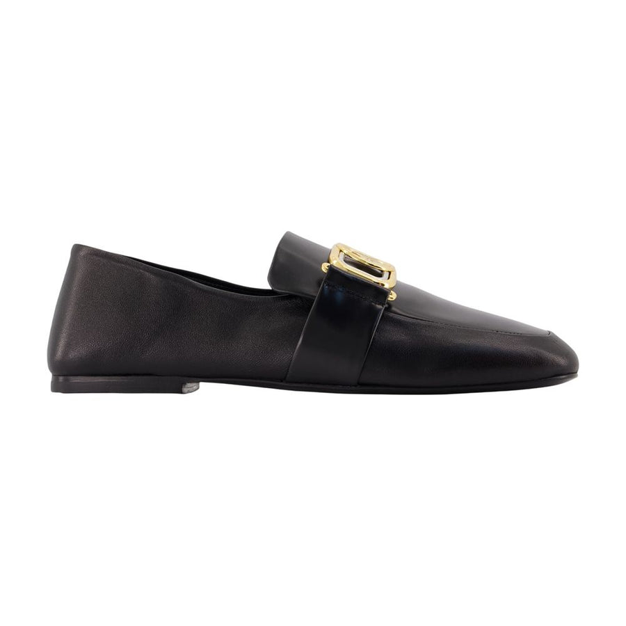 Mere Et Lenfant Loafers - Lanvin Leather Black Calfskin Shoes / Flat-shoes