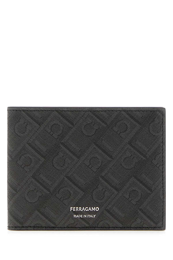 Ferragamo 100% Leather wallet in gray