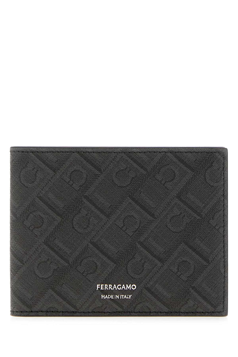 Ferragamo 100% Leather wallet in gray