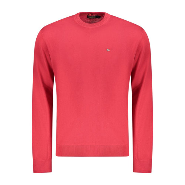 Red Cotton Mens Shirt