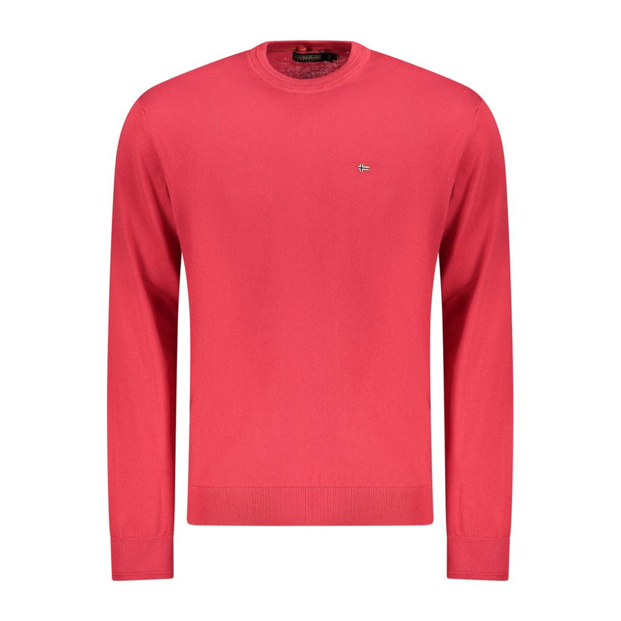 Red Cotton Mens Shirt