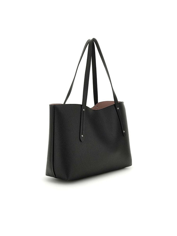 Guess 100% Polyurethane tote bag in black