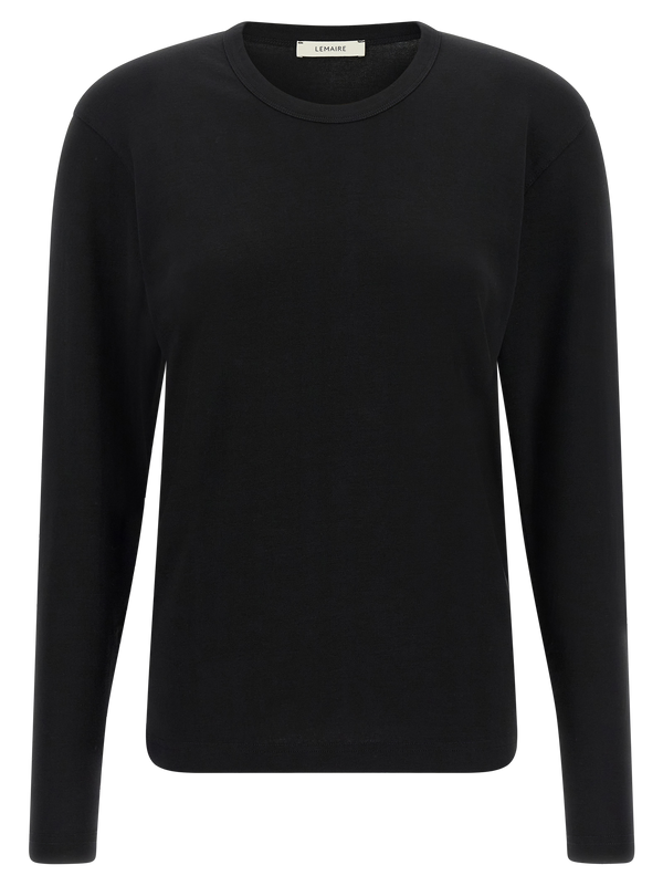 Lemaire Pure cotton jersey t-shirt in black