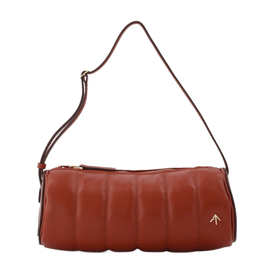 Manu Atelier Leather shoulder bag in red