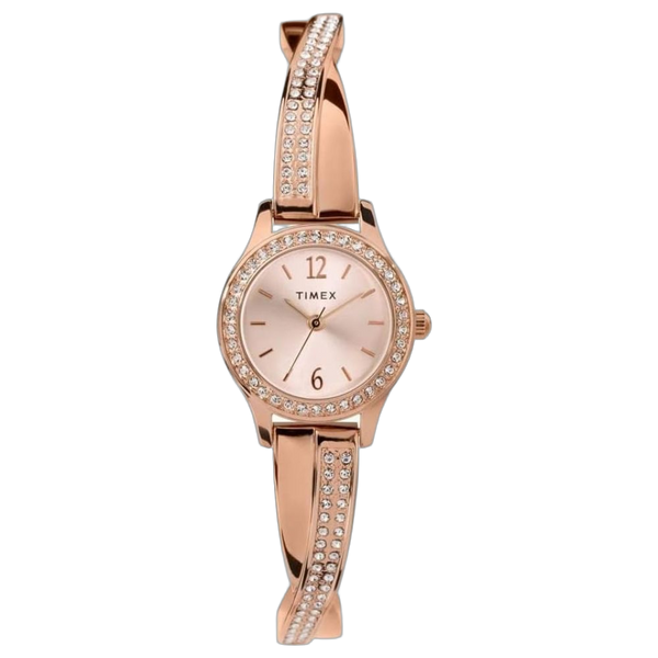 Timex Brass case watch in rose gold