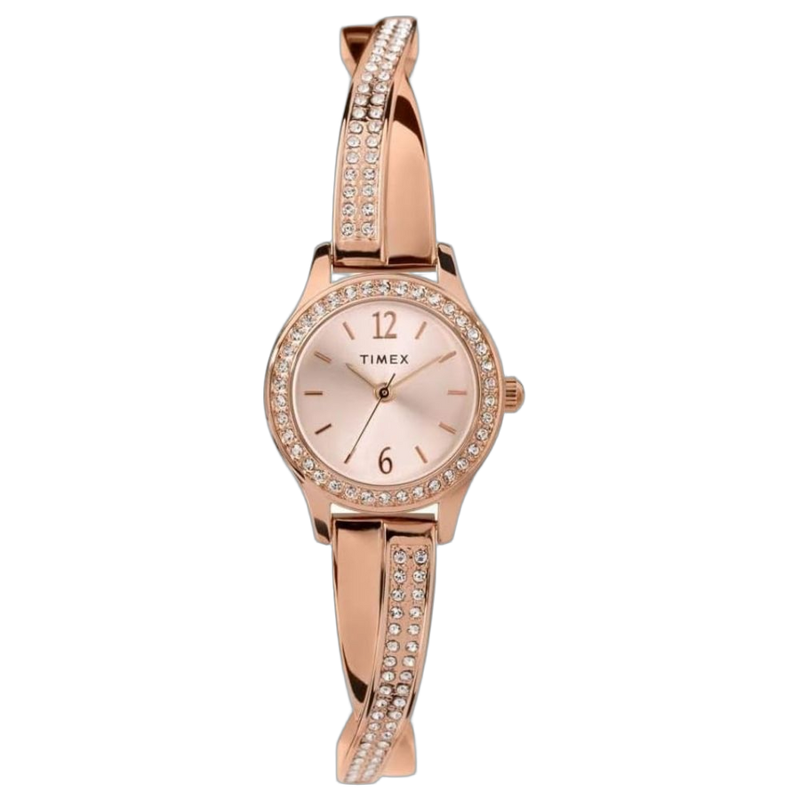 Timex Brass case watch in rose gold