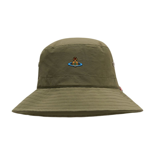 Vivienne Westwood 81020028-W01HM-D404 Synthetic bucket hat in khaki