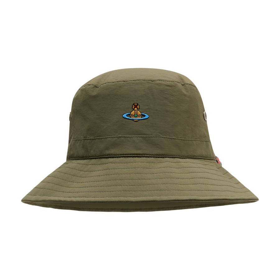 Vivienne Westwood 81020028-W01HM-D404 Synthetic bucket hat in khaki