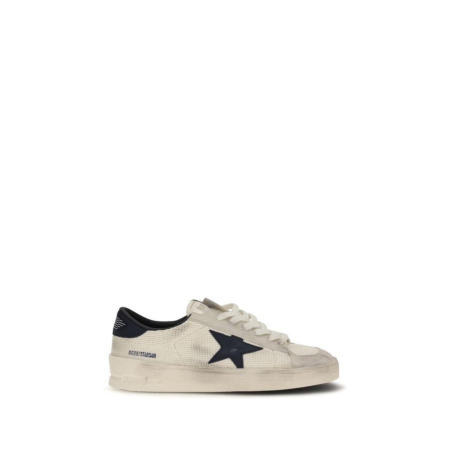 Golden Goose 52% Calf Leather Bos Taurus sneaker in beige