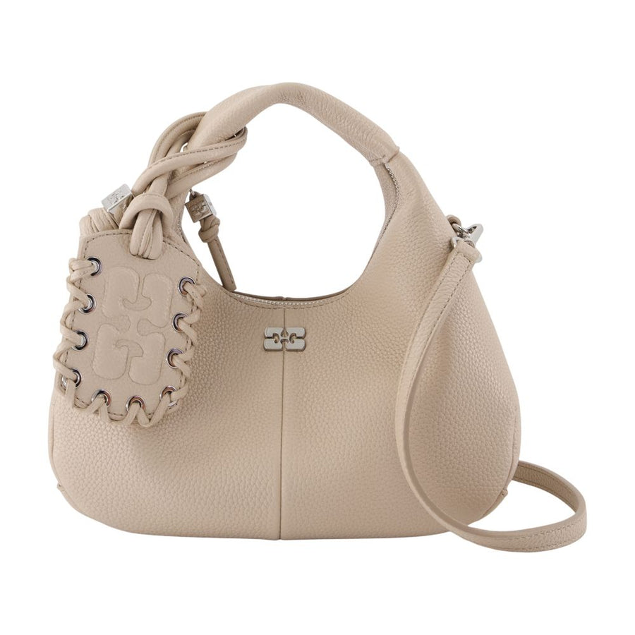 Ganni Synthetic mini bag in beige