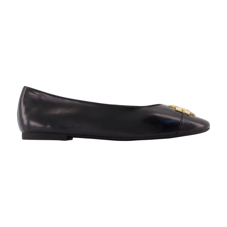 Tory Burch Lambskin flat in black