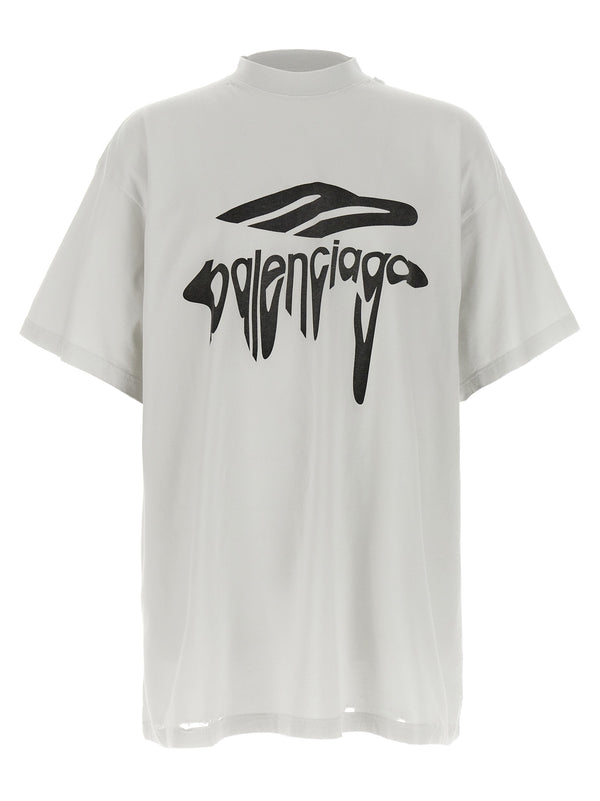 Balenciaga 100% cotton t-shirt in white