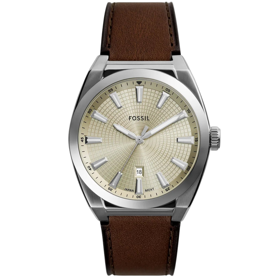 Fossil watch in silver