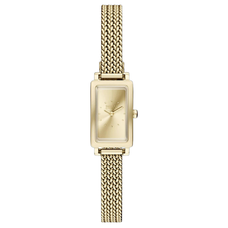 Skagen Stainless steel case watch in gold