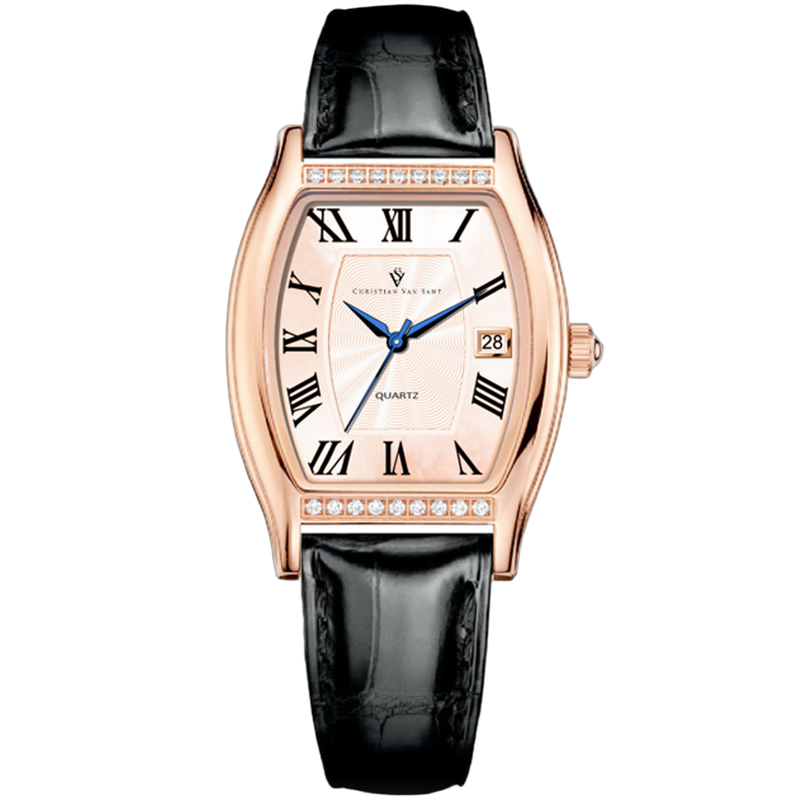 Christian Van Sant Stainless steel case watch in rose gold