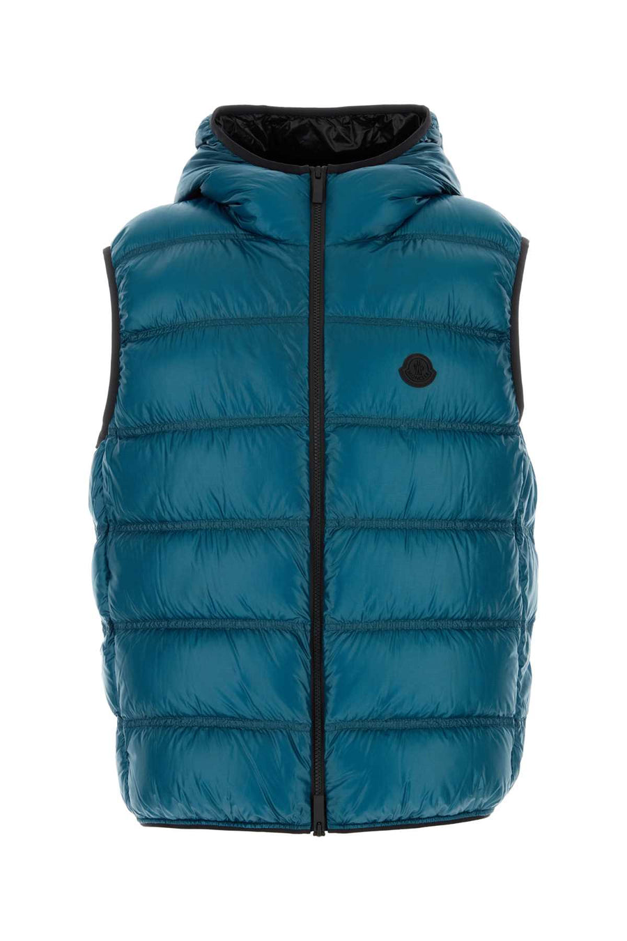 Moncler Vest Exterior: 100% Nylon. Lining: 100% Nylon. Padding: 90% Down gilet in blue