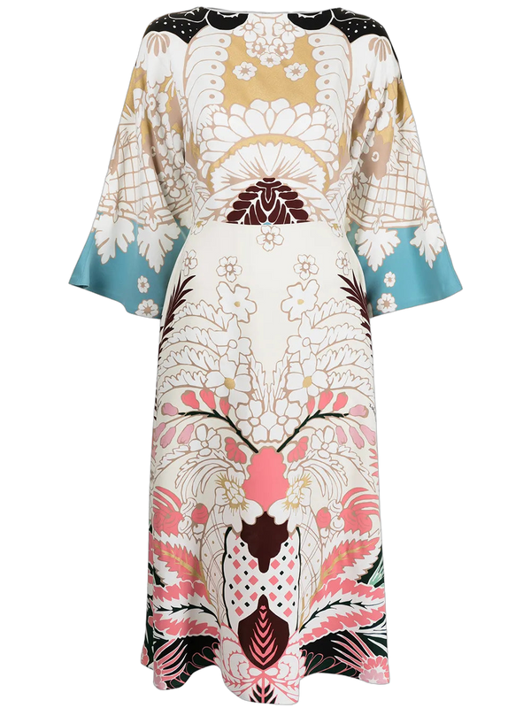 Valentino Silk dress in multicolor
