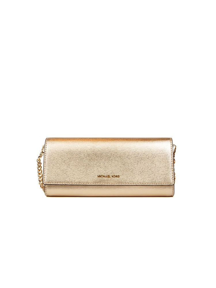 Michael Kors 100% Leather clutch in gold