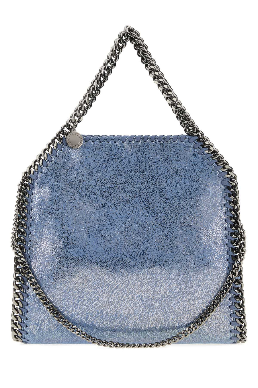 Light Blue Shaggy Deer Falabella Handbag Denim Borse A Mano