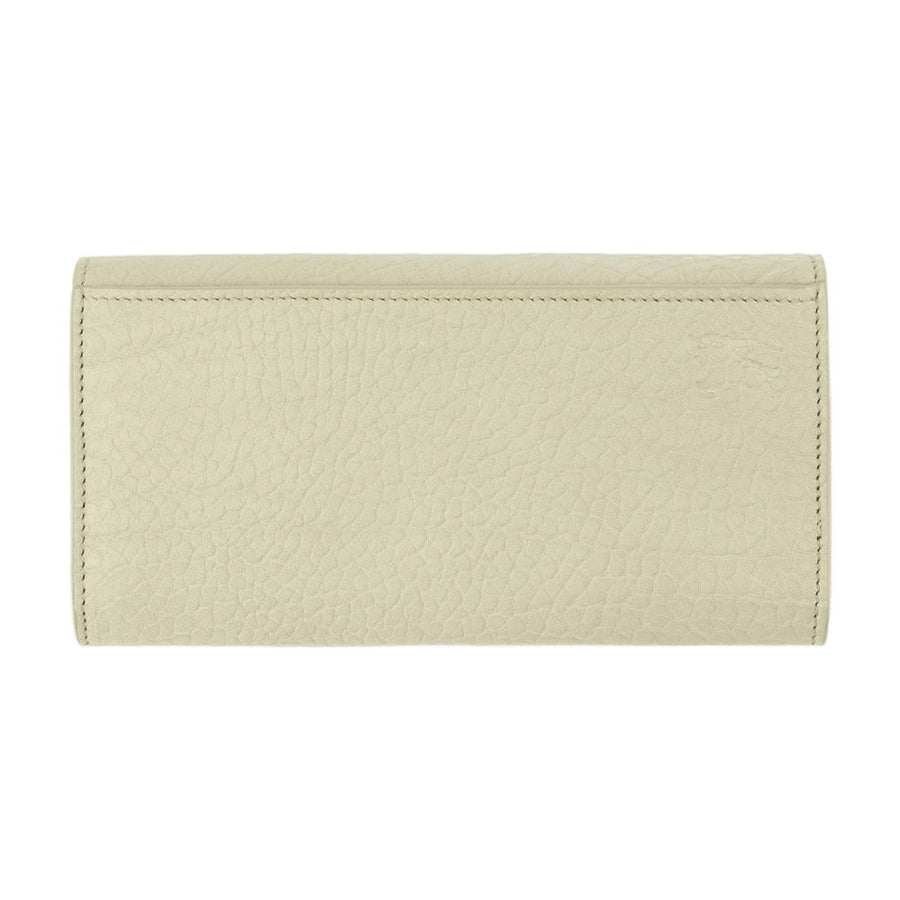 Burberry calfskin wallet in beige
