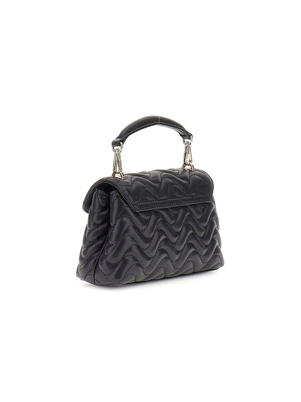 Guess 100% Polyurethane top handle bag in black