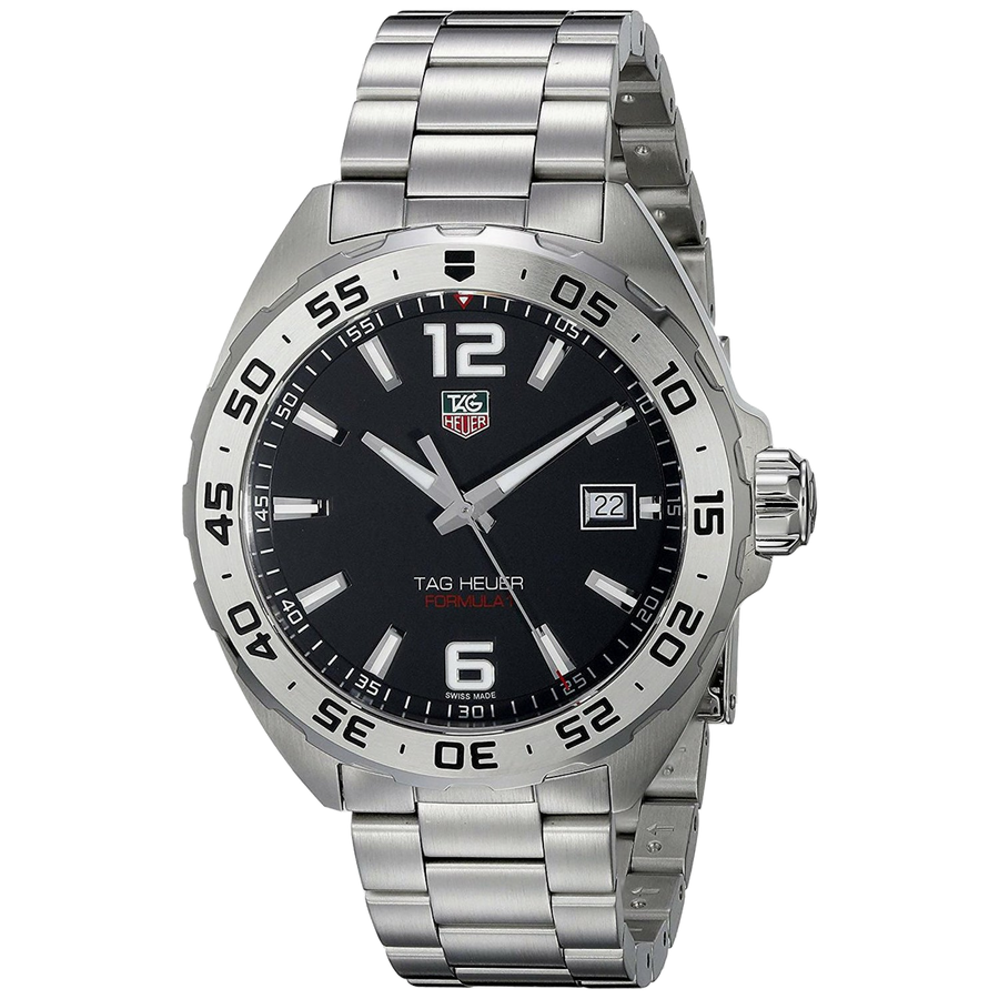 Tag Heuer watch in silver