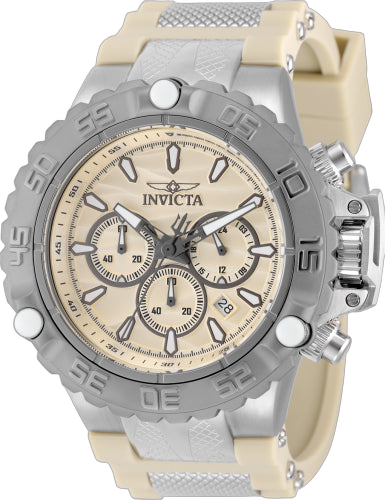 Invicta Stainless steel case watch in champagne