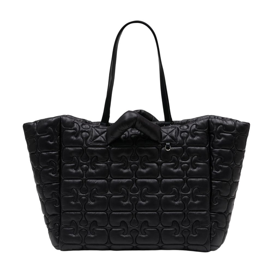 Ganni Synthetic tote bag in black