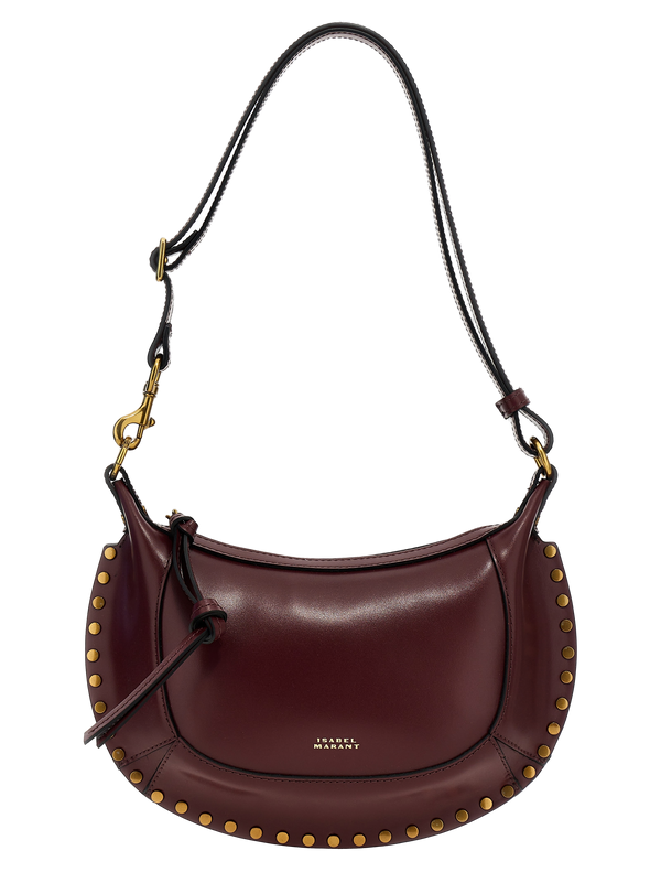 Bordeaux Cowhide Shoulder Bag
