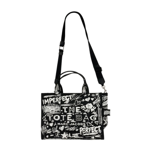 Marc Jacobs Cotton tote bag in black