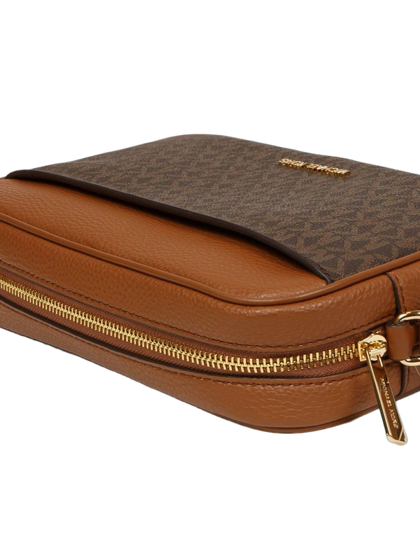 Michael Kors Polyvinyl chloride crossbody bag in brown