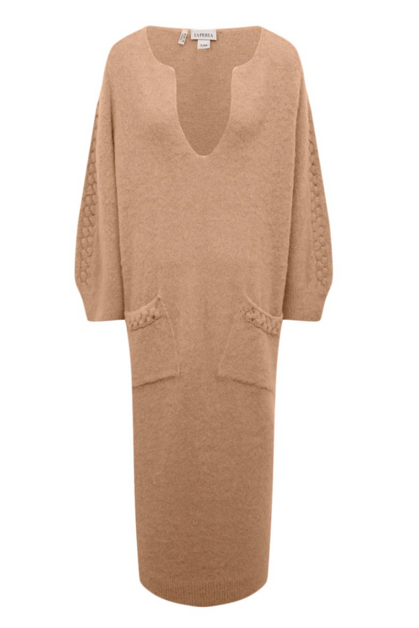 La Perla Wool 70% tunic in beige