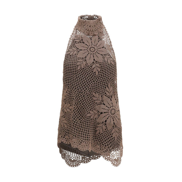Magda Butrym 100% Cotton blouse in brown